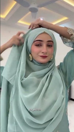 Blue Hijab Style 💙✨ | Beautiful & Classy Look