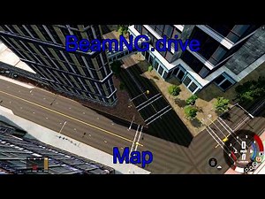Urban Map Tour & City Driving Showcase in BeamNG | Scenic Exploration & Traffic Fun