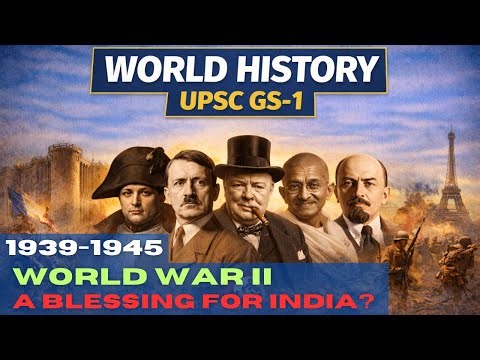 12. World War 2, India and Decolonization | World history for UPSC 2026 GS-1