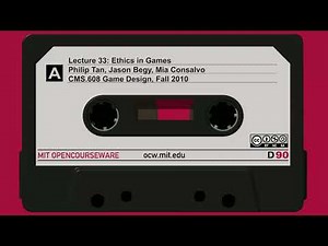 Lecture 33: Ethics in Games