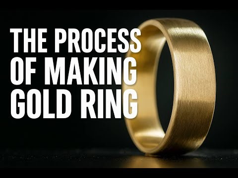 Gold Ring Manufacturing Process—So Satisfying!