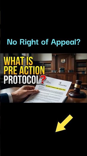 No Right of Appeal? File Pre action Protocol (PAP).