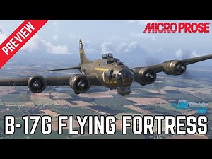 PREVIEW MicroProse B-17G Flying Fortress - Flight out of Duxford Microsoft Flight Simulator 2024 4k