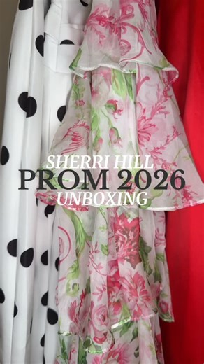 Glitz Nashville - Formal Gowns on Instagram: "Unboxing Prom 2026 and it’s already a dream ✨🌸🎀 Polka dots, florals, bows, and so much more from @sherrihill is just the beginning… there’s so much more coming 👀✨ • #glitznashville #glitz #nashville #prom2026 #sherrihill • • • 🩷Authorized retailer of Sherri Hill, Jovani, Ashley Lauren, Ava Presley & more 👗The most iconic formal dress store in Nashville 🎀 Now taking preorders for Prom 2026 💫 No appointment needed — just walk in & find your drea