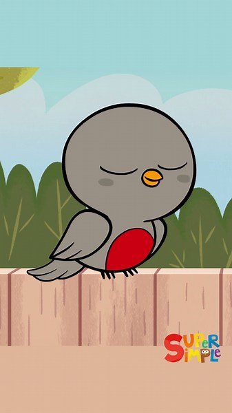 Little Robin Redbreast #kidssongs #preschool #shorts