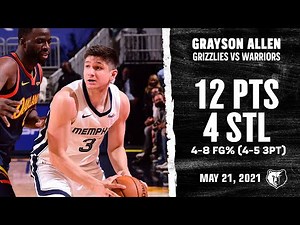 Grayson Allen CATCHES FIRE from distance! Shoots 80% 3PT vs Warriors Highlights | NBA Season 2020-21