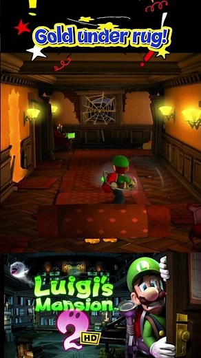 Found Hidden Gold Under the Rug! - Luigi's Mansion 2 🧹🪙