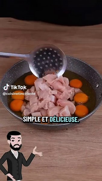 La meilleure recette avec du poulet #recette #manger #repas #cuisine