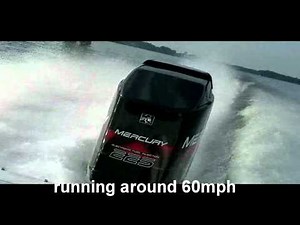 75.4 mph in a 21ft checkmate pulsare with a 225hp merc