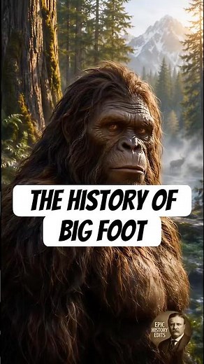 The History of Big Foot. #bigfoot #scary #mystery #creature #history