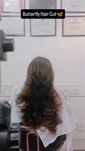 Rich n Rise Salon & Academy | 🦋 Butterfly Hair Cut Tutorial ✂️ Soft layers + perfect movement = flawless look 💇‍♀️ Step-by-step professional technique for salon artists.... | Instagram