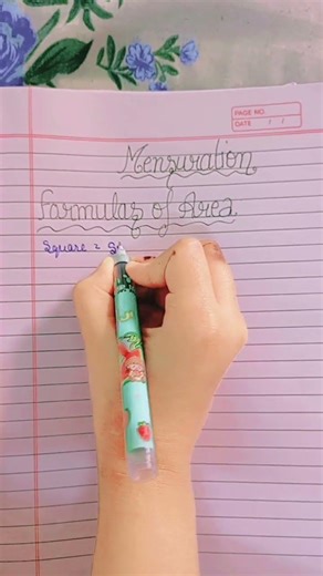 Formulas of area basic geometry formulas