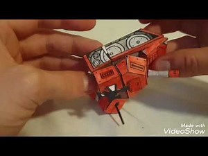 Papercraft transformers g1 warpath review