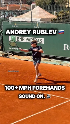 Andrey Rublev 🇷🇺 100 MPH Forehands in practice | Monte-Carlo Masters 2026 | #rublev