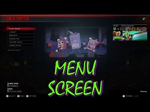 Zombies in Spaceland: Menu Screen