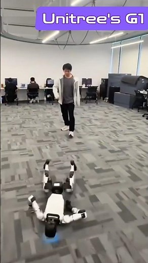 Unitree Anti-Gravity Test 🤖🚀 | Humanoid Robot Defies Gravity? #China #Unitree #G1 #Shorts #Viral