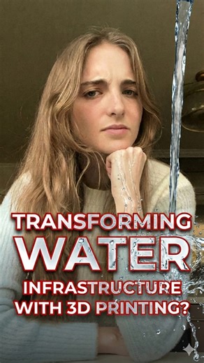 Can 3D printing fix our global water crisis? 🚱💧 Our current water infrastructure is under immense pressure. From aging pipes and constant leaks to skyrocketing demand, traditional systems are struggling to keep up. But engineers are finding a new flow with Additive Manufacturing. 🏗️ By leveraging 3D printing, the industry is seeing: 💧Rapid Repair: On-demand spare parts to stop leaks faster. 💧Custom Design: Complex geometries for more efficient filtration and flow. 💧Sustainability: Reducing