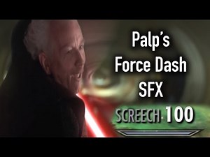 Palpatine's Force Dash Scream Compilation.