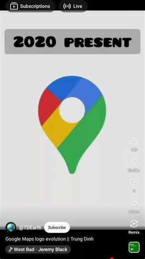 Old Google Maps logo VS new Google Maps logo