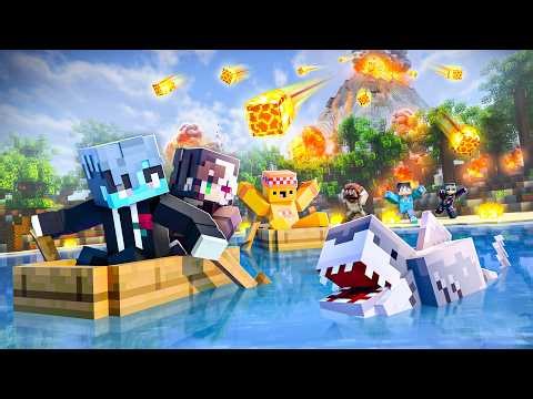 25 Players Simulate Total Drama Island in Minecraft