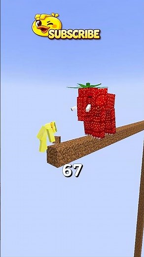Minecraft, but if I see the color RED, the video ends! #shorts