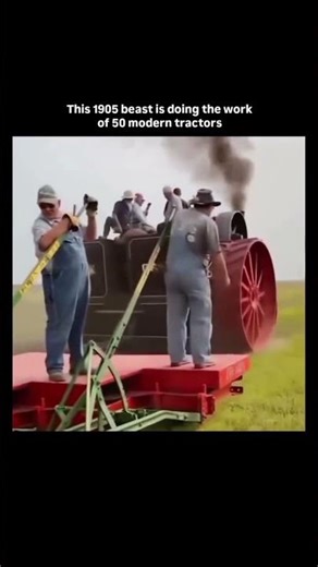 This video showcases a massive 1905 Case 150 HP steam traction engine