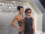 Amelia Gray Hamlin rocks sheer gown at Swarovski event
