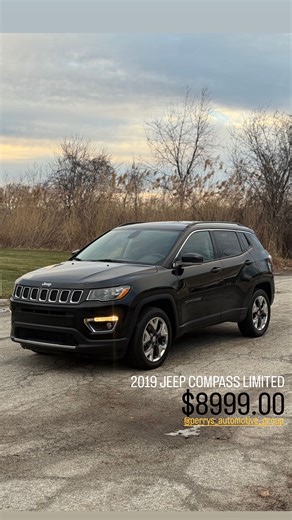 Perry's Automotive Group, LLC on Instagram: "2019 JEEP COMPASS LIMITED! • 2.4L 4 CYL! • AUTOMATIC! • 4X4! • 90K MILES! • PANORAMIC SUNROOF! • APPLE CARPLAY / ANDROID AUTO! • LEATHER SEATS! • HEATED SEATS! • BACKUP CAMERA! • BLUETOOTH! • TOUCHSCREEN DISPLAY! • KEYLESS ENTRY / PUSH START! • CLEAN TITLE! #jeep #compass #jeeplimited #4x4 #carsforsale #carsforsalechicago chicagocars #chicagocardealer #chicagousedcars #chicagocarspot #chicagovehicles #illinoiscars #illinoisusedcars #chicagosuv #chicag