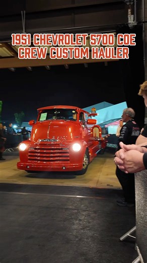 1951 Chevrolet 5700 COE Crew Custom Hauler. #classictrucks #chevrolet5700coe #shorts #barrettjackson