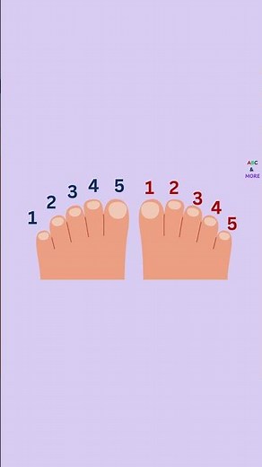 Counting Toes with Me! 🦶 Learn Numbers 1-10