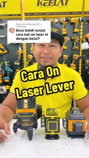 Cara On Laser Level Dengan Betul