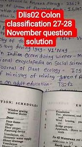 dlis02 colon classification question solution #dlis #dlisupdate #vmoukotanewsexam #vmou