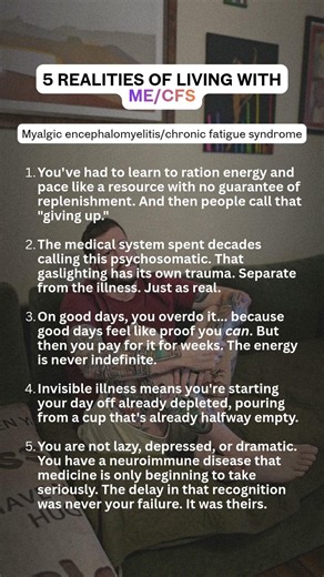 5 realities of living with ME/CFS