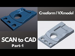 SCAN to CAD Reverse Engineering in VXmodel | Basic Reverse Engineering (Part-1)