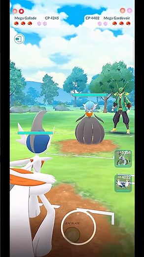 ✨️Mega Gallade VS✨️Mega Gardevoir PVP Battle in Pokémon GO