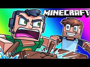 Minecraft Funny Moments - Tripping Balls in a Boat Race!