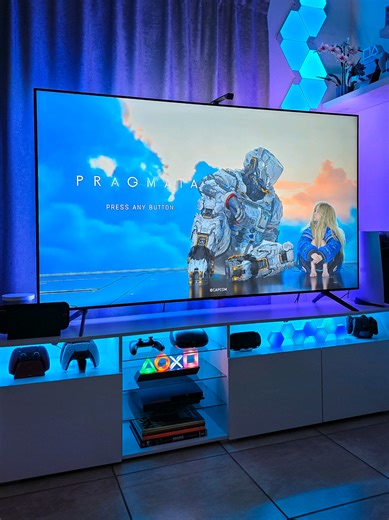 Happy #PRAGMATA launch day!💙 Will you be playing it this weekend?🎮 Thank you for the review code @Gamefinity!🫶🏻 #PlayStation #PS5 #Gaming #GamingSetup