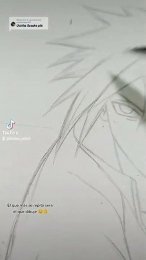 Cómo dibujar a Sasuke Uchiha 🖤