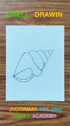 ll Easy shell drawing ll