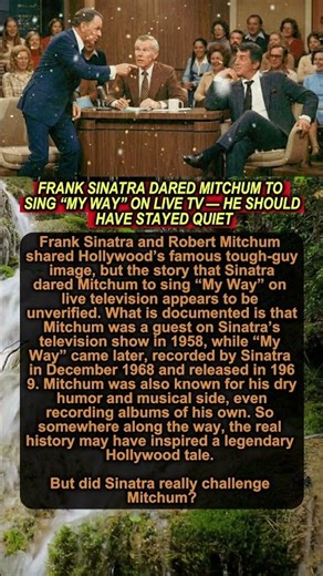 Frank Sinatra & Robert Mitchum: The Truth Behind the “My Way” Story #shortvideo #hollywood