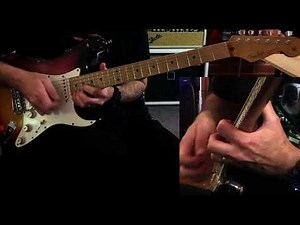 Improvised G Lydian guitar lick by Brett Garsed