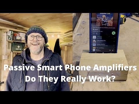 Scrap Wood Project. Making A Smart Phone Passive Amplifier to see if they really work.