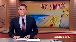 Nine News - Hot days bite Perth