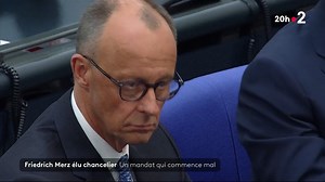 126K views · 1.6K reactions |  Allemagne : du jamais-vu dans l’histoire, Friedrich Merz aurait dû être élu chancelier ce matin mais il n’a pas réuni assez de suffrages. Il a finalement été élu in extremis au deuxième tour. | Le 20h – France Télévisions | Facebook