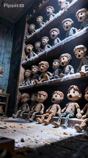 The Abandoned House That Moves atNight#clayanimation#horroranimationclayanimation#horror#animation