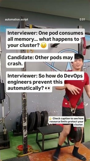 ☸️ How do you automate resource limits to prevent cluster crashes?