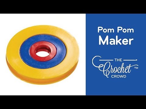 How To Make A Pom Pom with Tool | BEGINNER | The Crochet Crowd