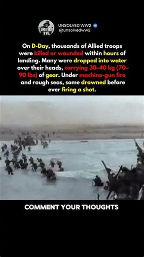 On D-day most soldiers didn’t even fire a shot #history #shorts #ww2