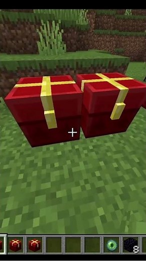 Minecraft Christmas Present Chests are Here! #shorts