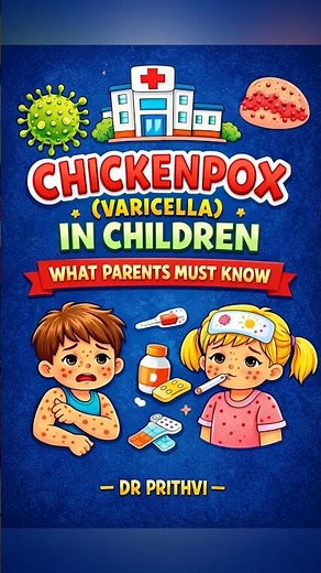 Chickenpox in Children | Symptoms, Home Care & Red Flags | Parents Must Know🚨